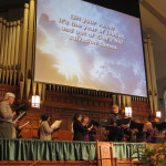 choir with screen